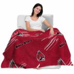 ball state cardinals fan spirit red blanket latest model