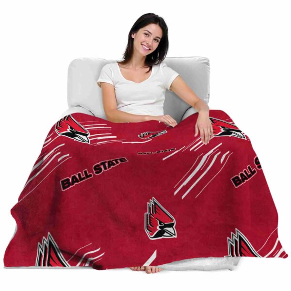 ball state cardinals fan spirit red blanket latest model
