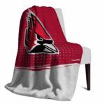 ball state cardinals gradient dots red blanket top rated