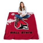 ball state cardinals grunge texture red blanket high quality