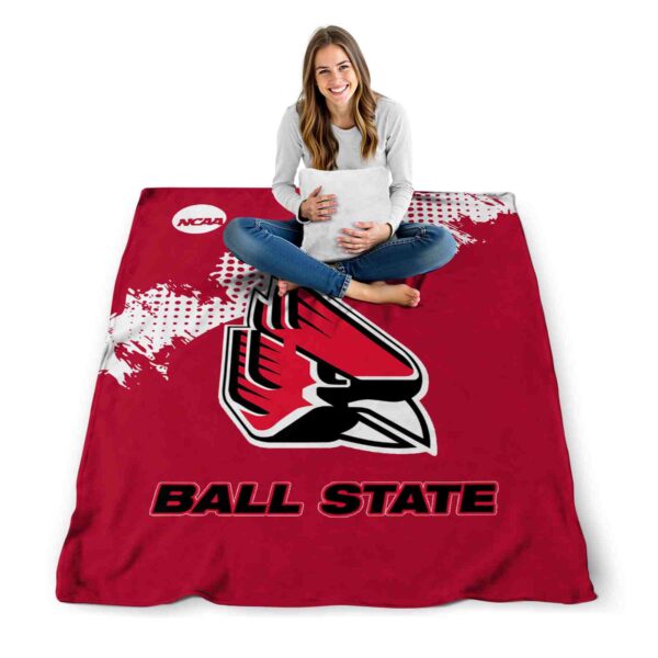 ball state cardinals grunge texture red blanket high quality
