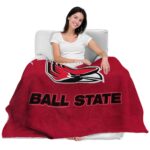 ball state cardinals grunge texture red blanket latest model
