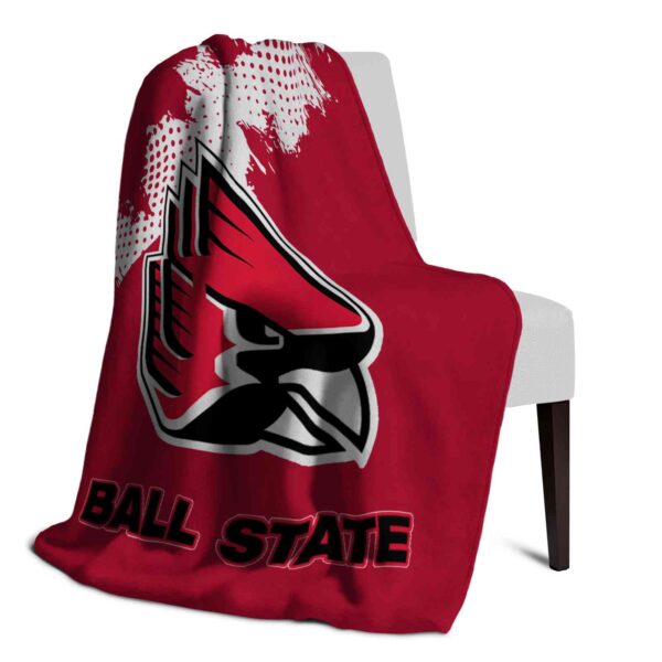 ball state cardinals grunge texture red blanket top rated