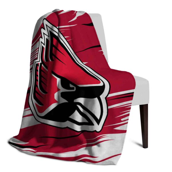 ball state cardinals paint streaks red white blanket top rated