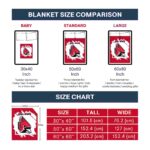 ball state cardinals splatter effect red blanket trendy