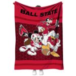 ball state cardinals three musketeers red blanket best selling