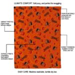 baltimore orioles diehard fans orange blanket best selling