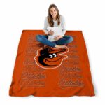 baltimore orioles fan pride orange blanket best selling