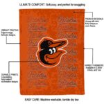 baltimore orioles fan pride orange blanket best selling