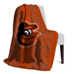 baltimore orioles fan pride orange blanket best selling