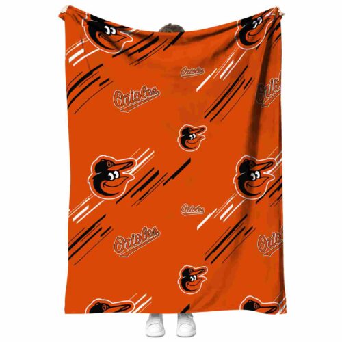 baltimore orioles fan spirit orange blanket best selling
