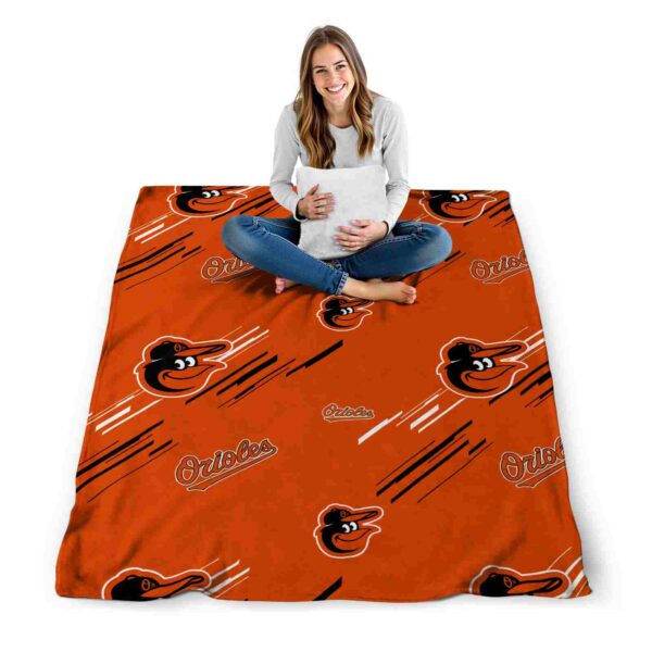 baltimore orioles fan spirit orange blanket high quality
