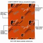 baltimore orioles fan spirit orange blanket new arrival
