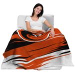baltimore orioles paint streaks orange white blanket latest model