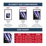 baltimore ravens brushstrokes purple white blanket trendy