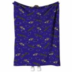 baltimore ravens diehard fans purple blanket best selling