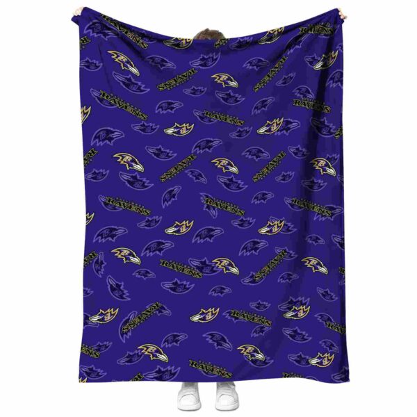 baltimore ravens diehard fans purple blanket best selling