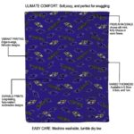 baltimore ravens diehard fans purple blanket new arrival
