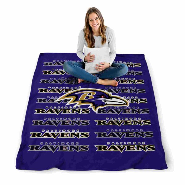 baltimore ravens fan pride purple blanket high quality
