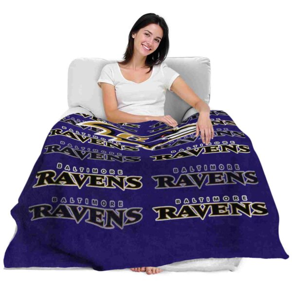 baltimore ravens fan pride purple blanket latest model