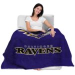 baltimore ravens grunge texture purple blanket best selling