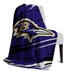 baltimore ravens paint streaks purple white blanket top rated