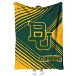 baylor bears diagonal stripes green blanket best selling