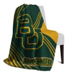 baylor bears diagonal stripes green blanket best selling