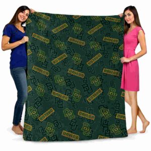 baylor bears diehard fans green blanket fashion forward