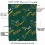 baylor bears fan spirit green blanket new arrival