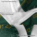 baylor bears fan spirit green blanket premium grade