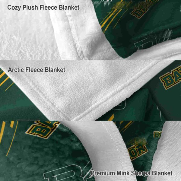 baylor bears fan spirit green blanket premium grade