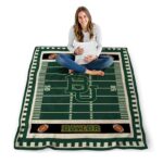 baylor bears football field green blanket best selling