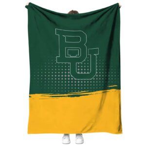 baylor bears gradient dots green blanket best selling
