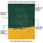baylor bears gradient dots green blanket new arrival