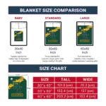 baylor bears grunge texture green blanket best selling