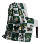 baylor bears mickey minnie green white blanket best selling