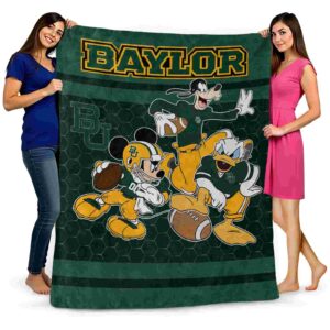 baylor bears three musketeers green blanket fashion forward