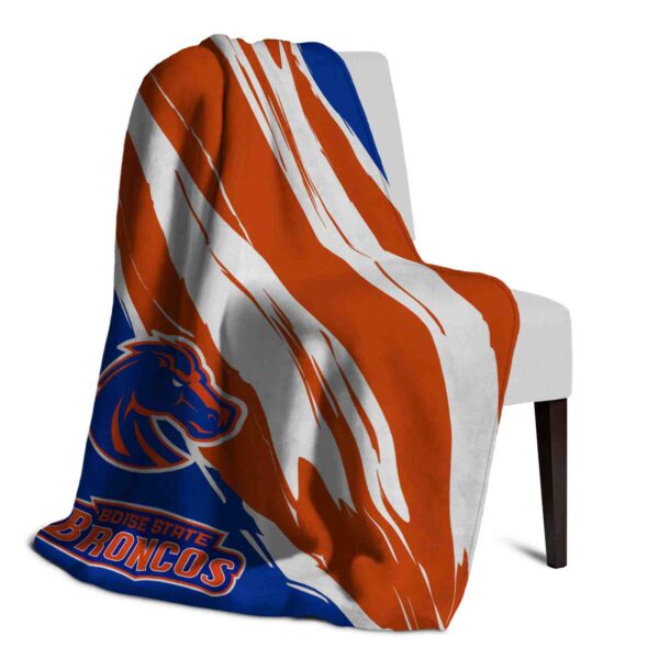 boise state broncos brushstrokes orange white blanket top rated
