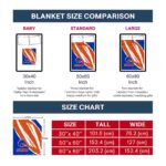 boise state broncos brushstrokes orange white blanket trendy