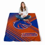 boise state broncos diagonal stripes orange blanket best selling