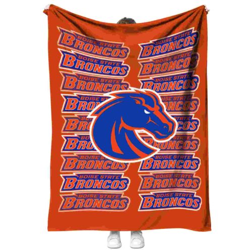 boise state broncos fan pride orange blanket best selling