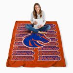 boise state broncos fan pride orange blanket best selling