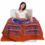 boise state broncos fan pride orange blanket best selling