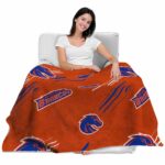 boise state broncos fan spirit orange blanket latest model
