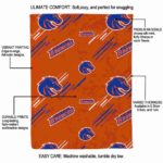 boise state broncos fan spirit orange blanket new arrival