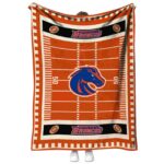 boise state broncos football field orange blanket best selling
