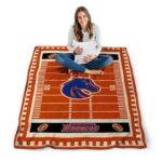 boise state broncos football field orange blanket best selling