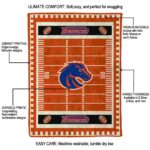 boise state broncos football field orange blanket best selling