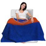 boise state broncos gradient dots orange blanket latest model